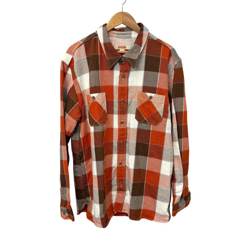 Birdwell Beach Britches Mens XXL Long Sleeve Plaid Flannel